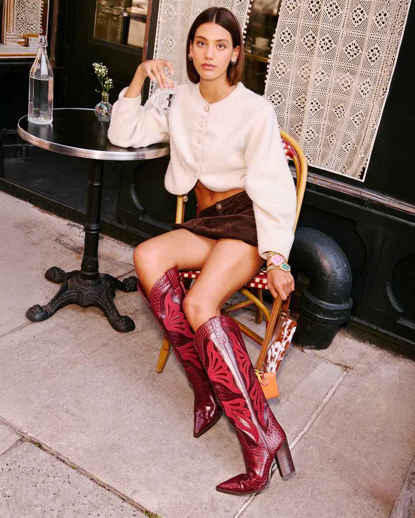 Emili Jacket in cream by Steve Madden