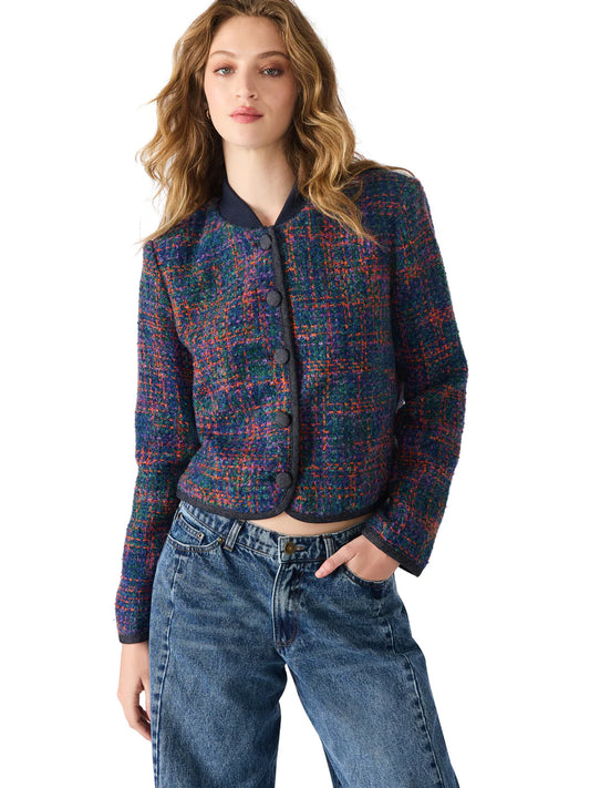 Carlene Jacket in blue by Steve Madden