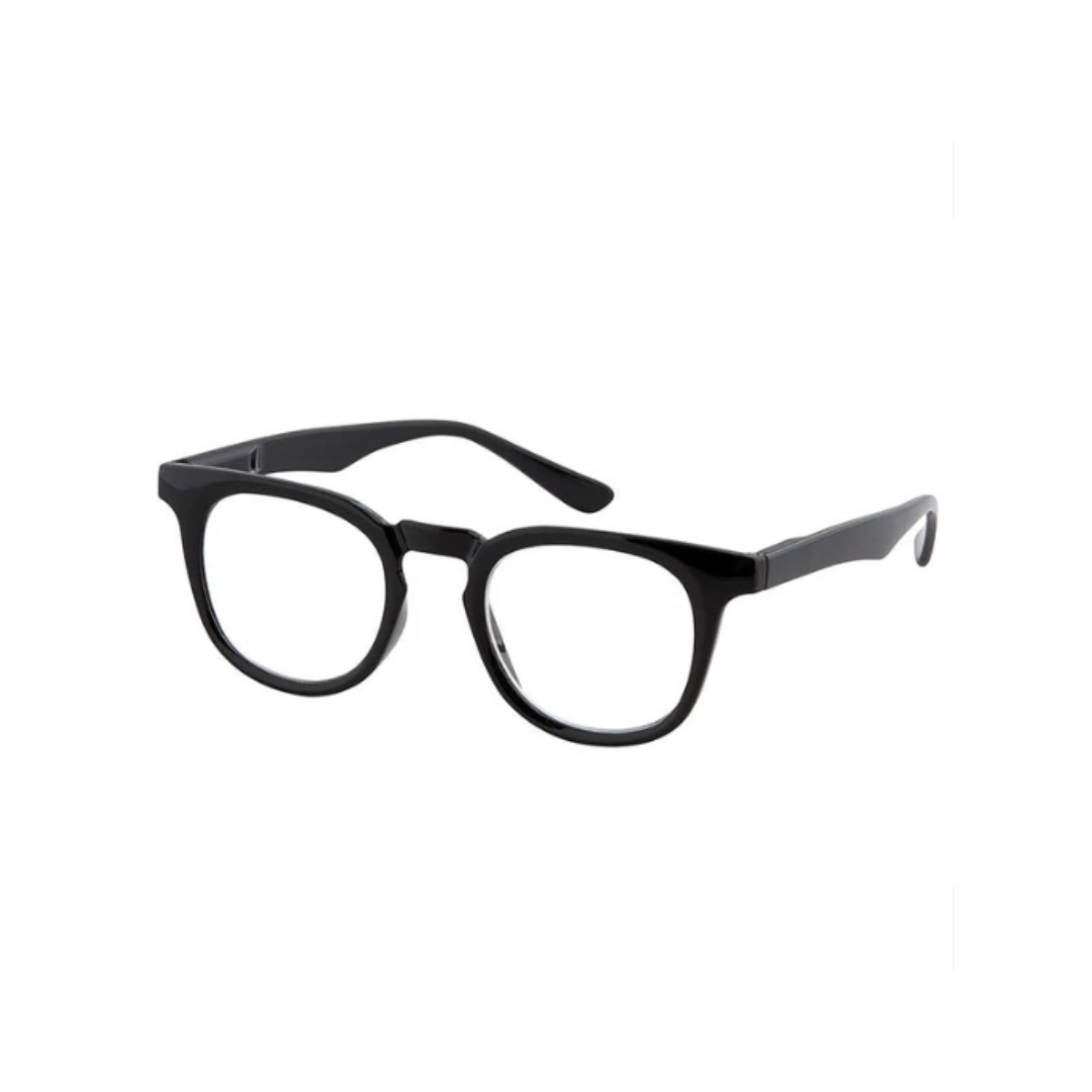 Harrison Reading Glasses: Black / +2.00