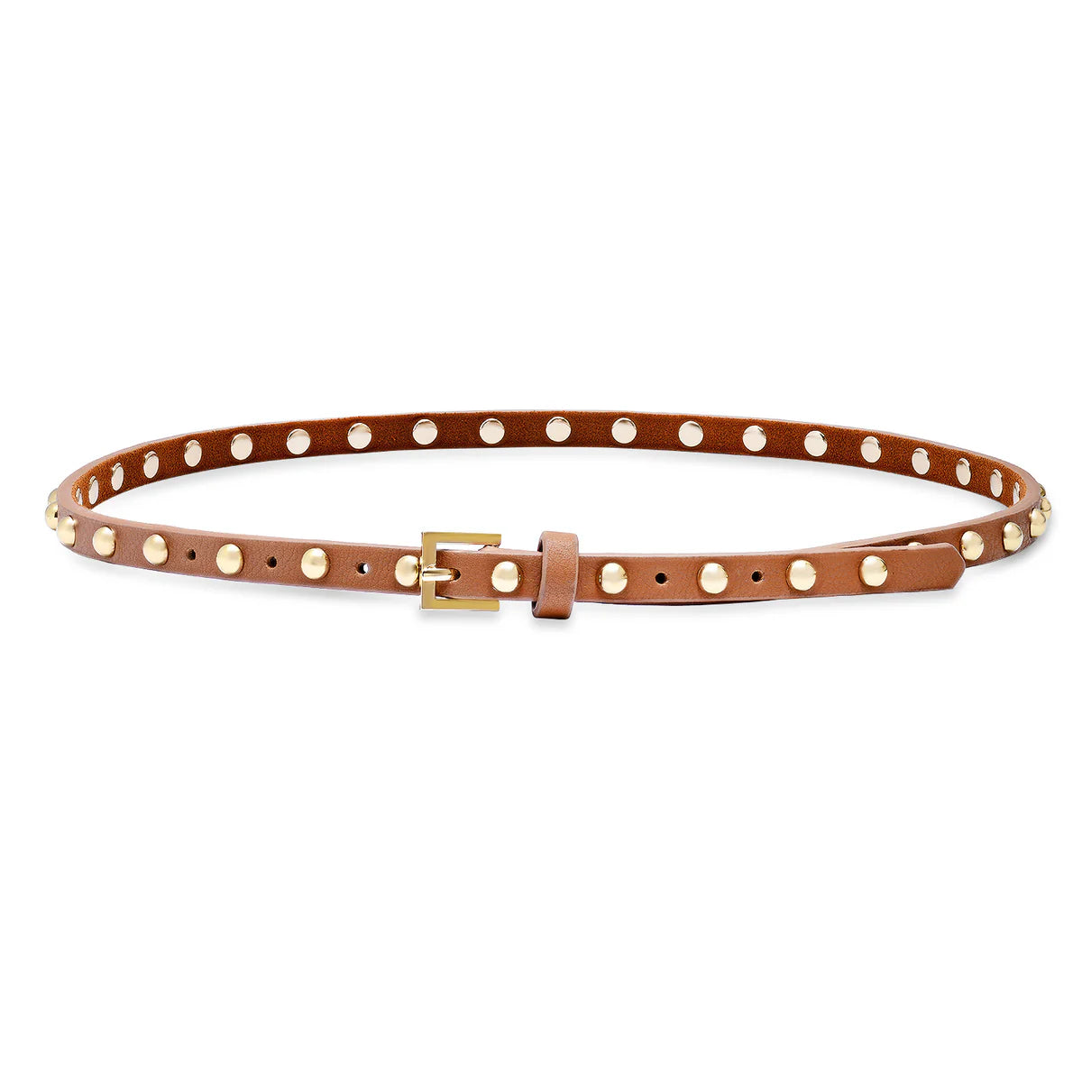 Centinela Belt in caramel/gold by Laurel & Gold