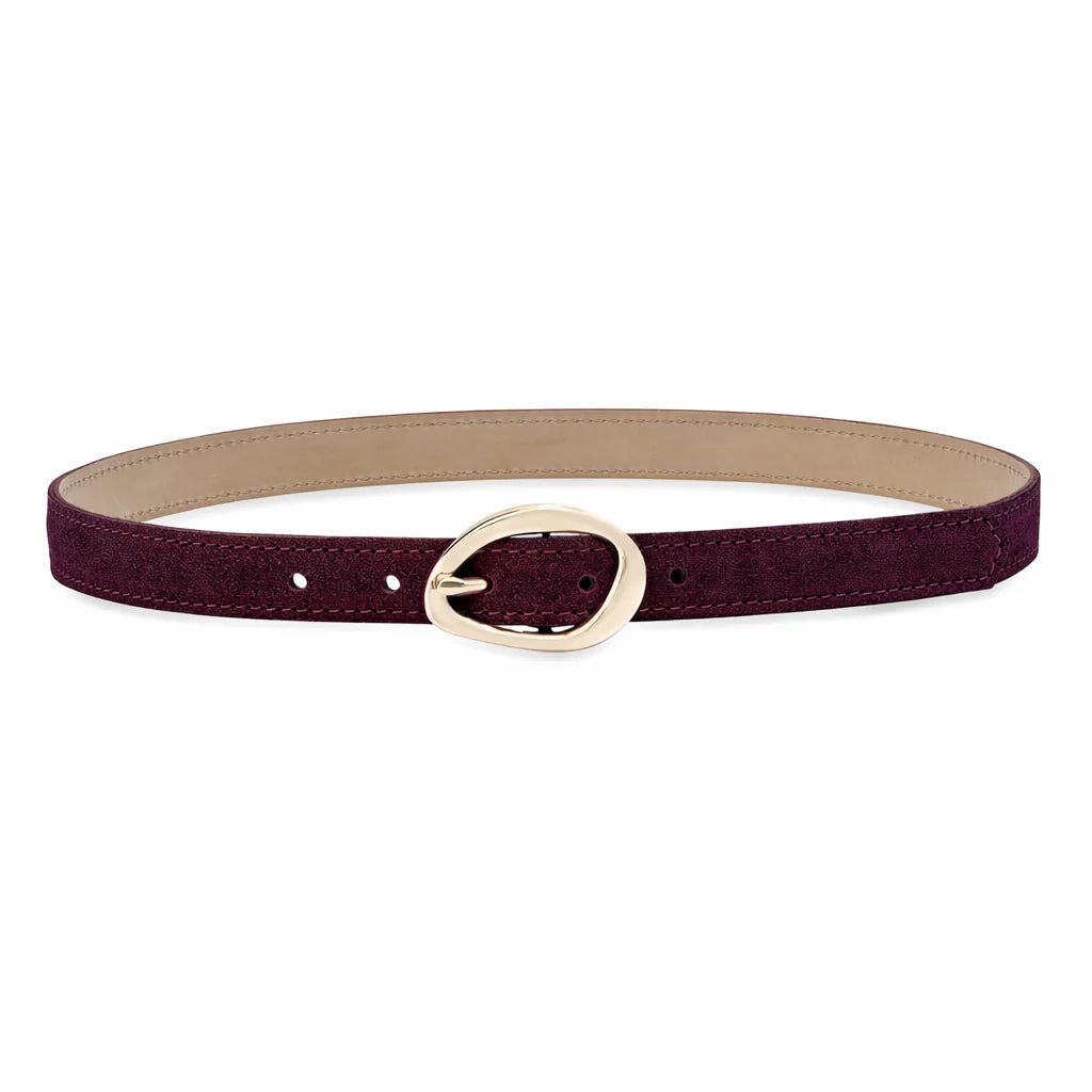 Laurel Belt in wine by Laurel & Gold