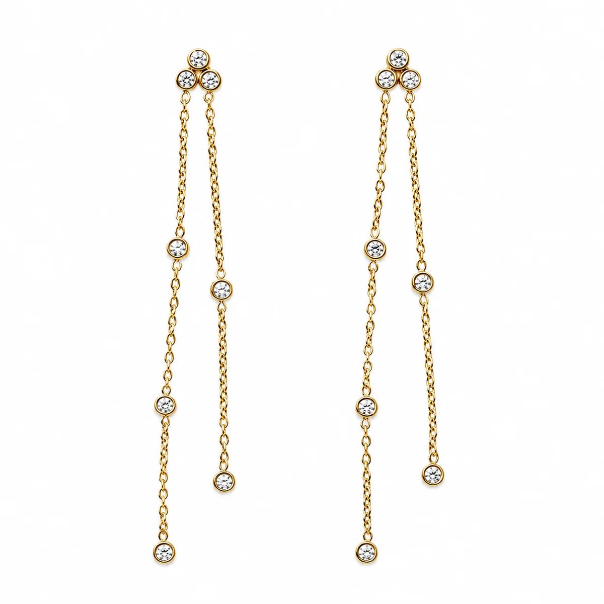 Truly Madly Deeply Earrings in gold by Splash