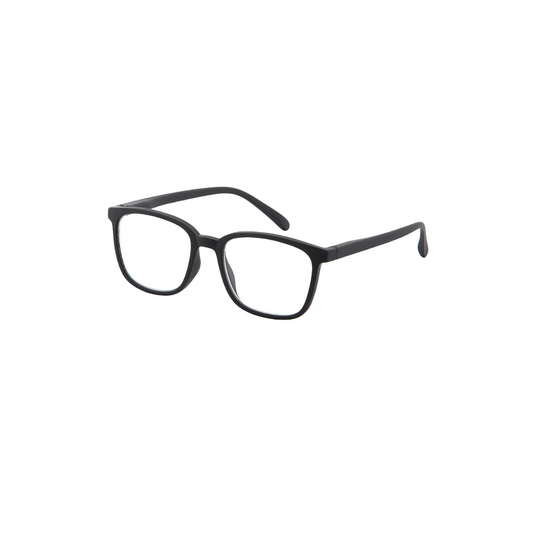 Enzo Reading Glasses: Black / +2.00