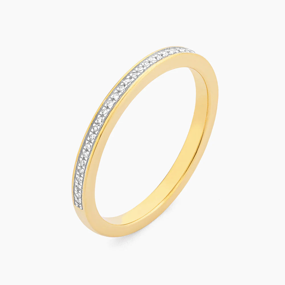 My Favorite Cuban Stackable Ring in gold (size 7.5) by Ella Stein