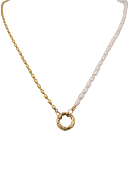Icon Necklace in gold by Farrah B