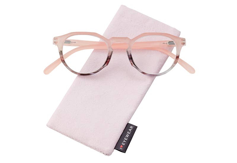 Marley Reading Glasses: Pink / +1.50