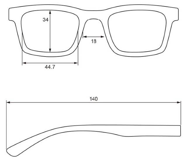 Odessa Reading Glasses: Gray / +2.75