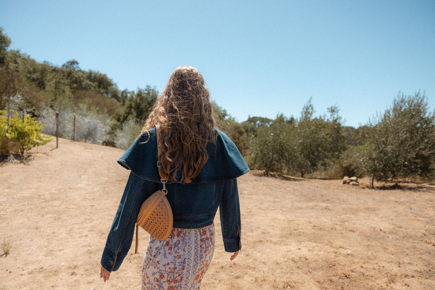 Clarke Jacket in dark denim by Cleobella