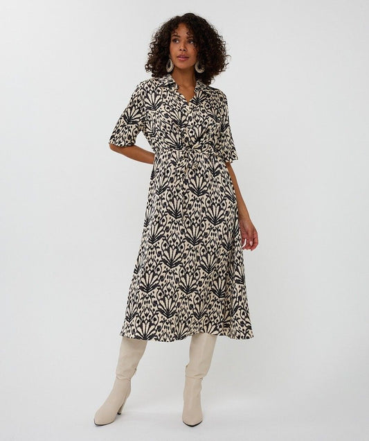 Midi Dress in city sign print by Esqualo