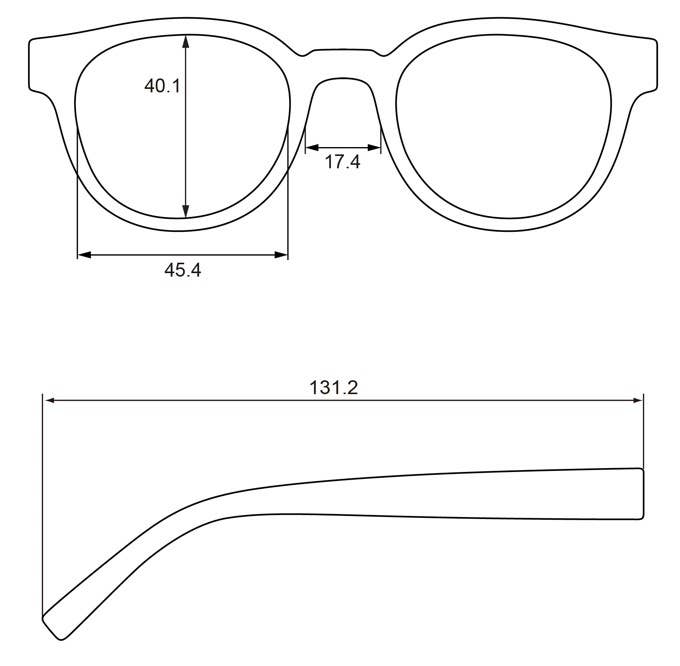Detroit Reading Glasses: Grey / +1.75