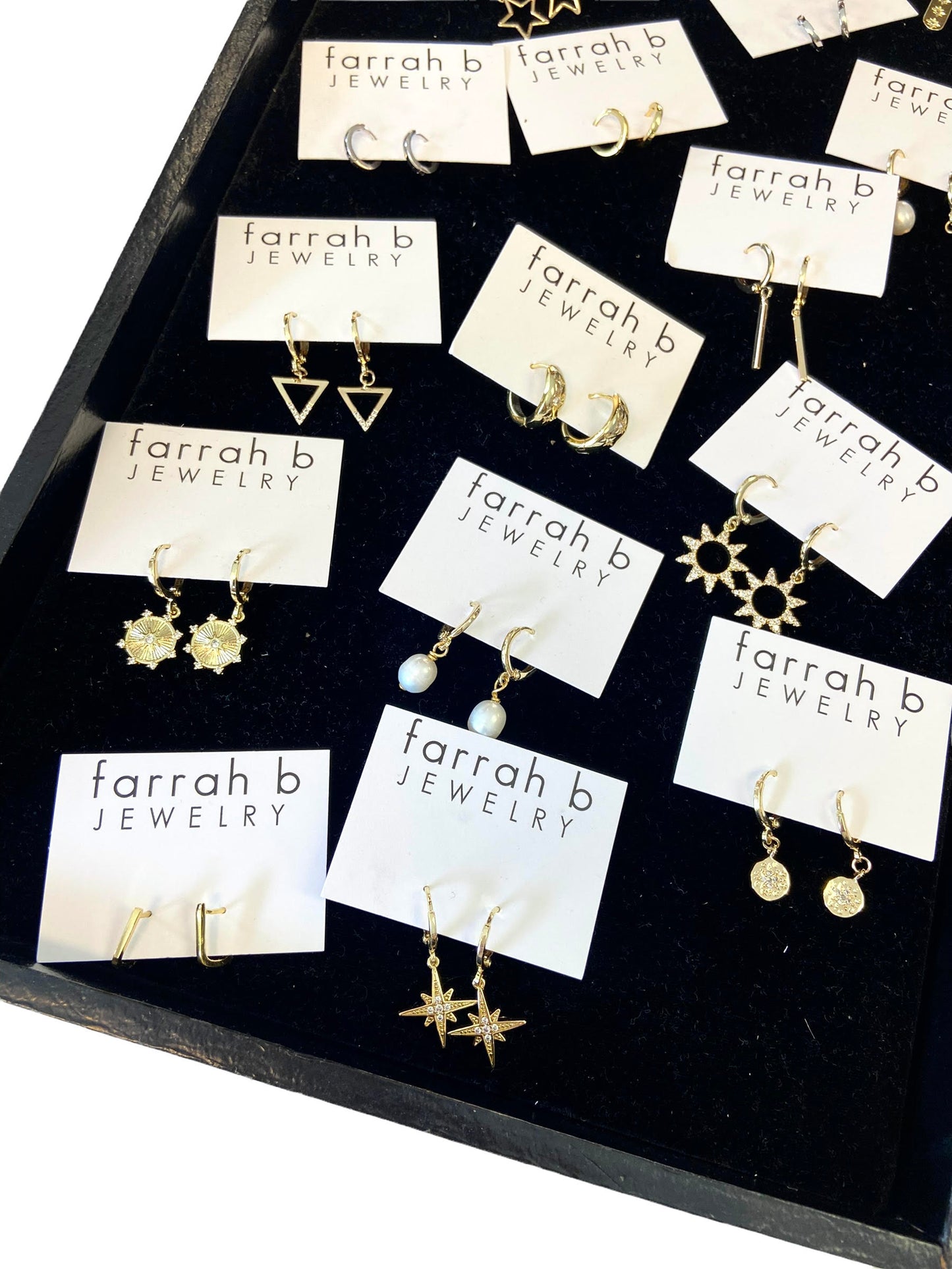 Coin Huggies in gold by Farrah B
