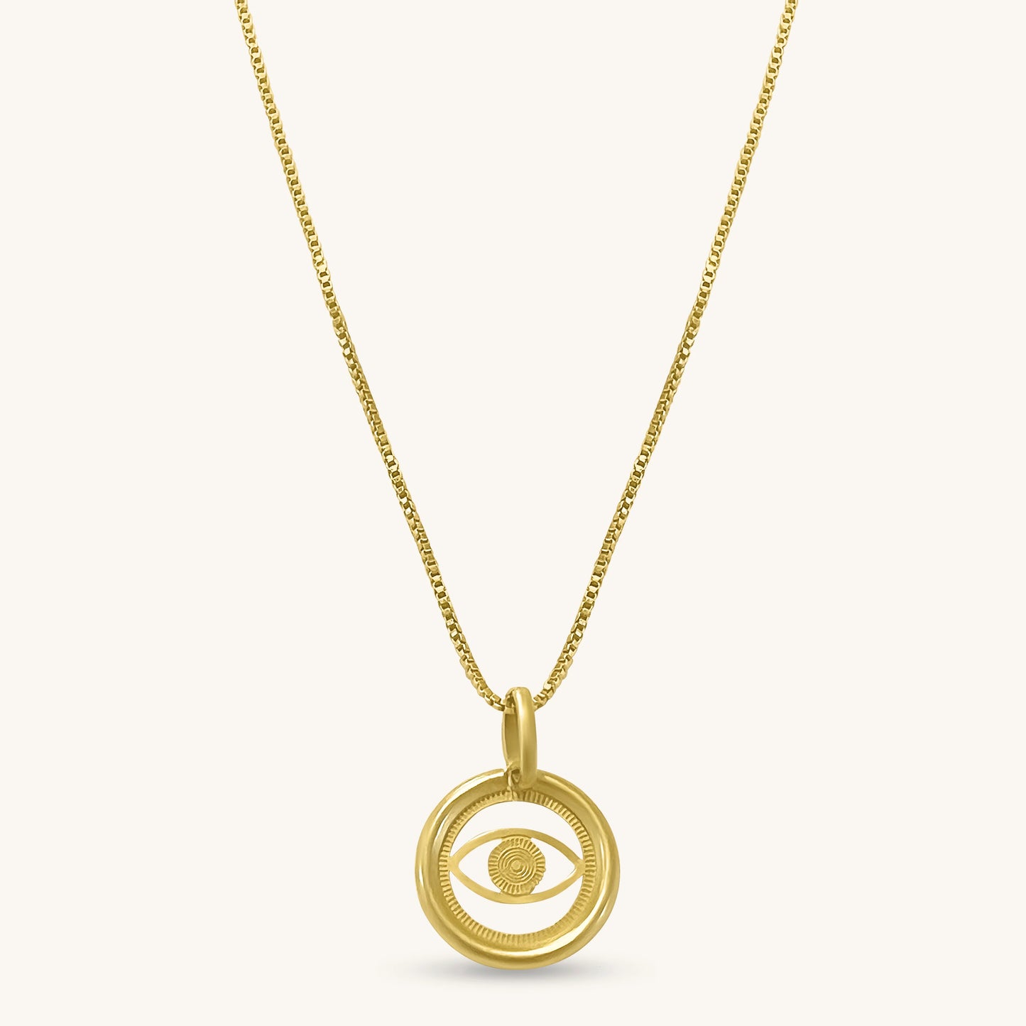 Matilda Evil Eye Charm Necklace by Carioca
