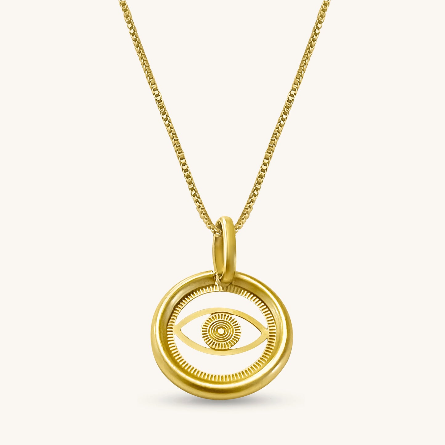Matilda Evil Eye Charm Necklace by Carioca