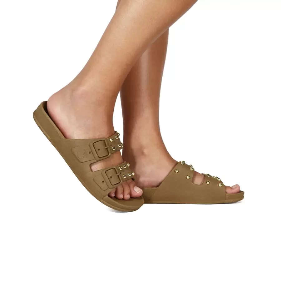 Florianopolis Sandals in camel by Cacatoes