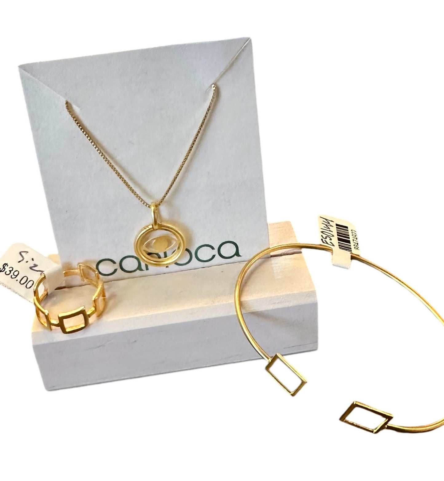 Matilda Evil Eye Charm Necklace by Carioca