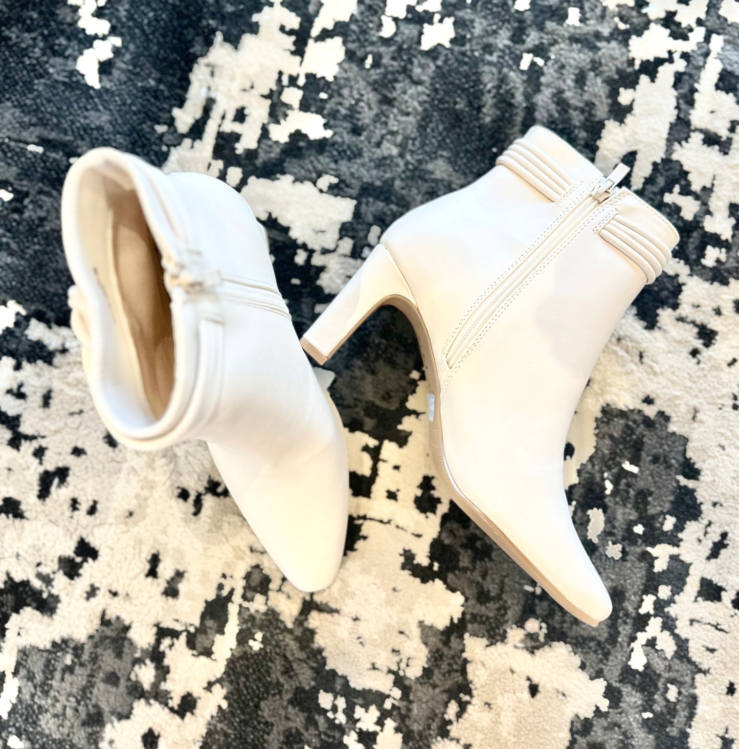 Never Ending Bootie in cream by Chinese Laundry
