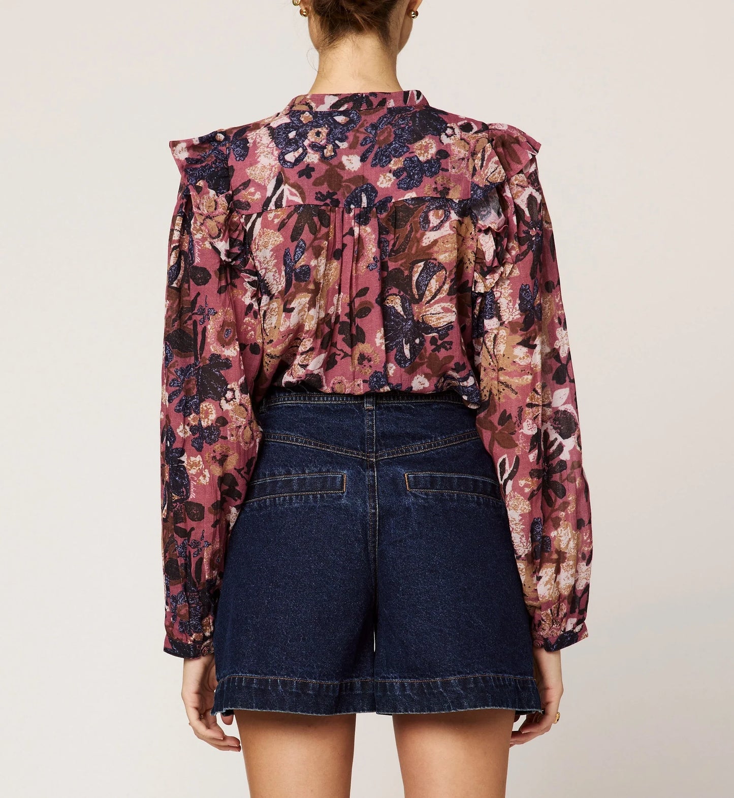 Priya Printed Blouse in bergamo by Cleobella