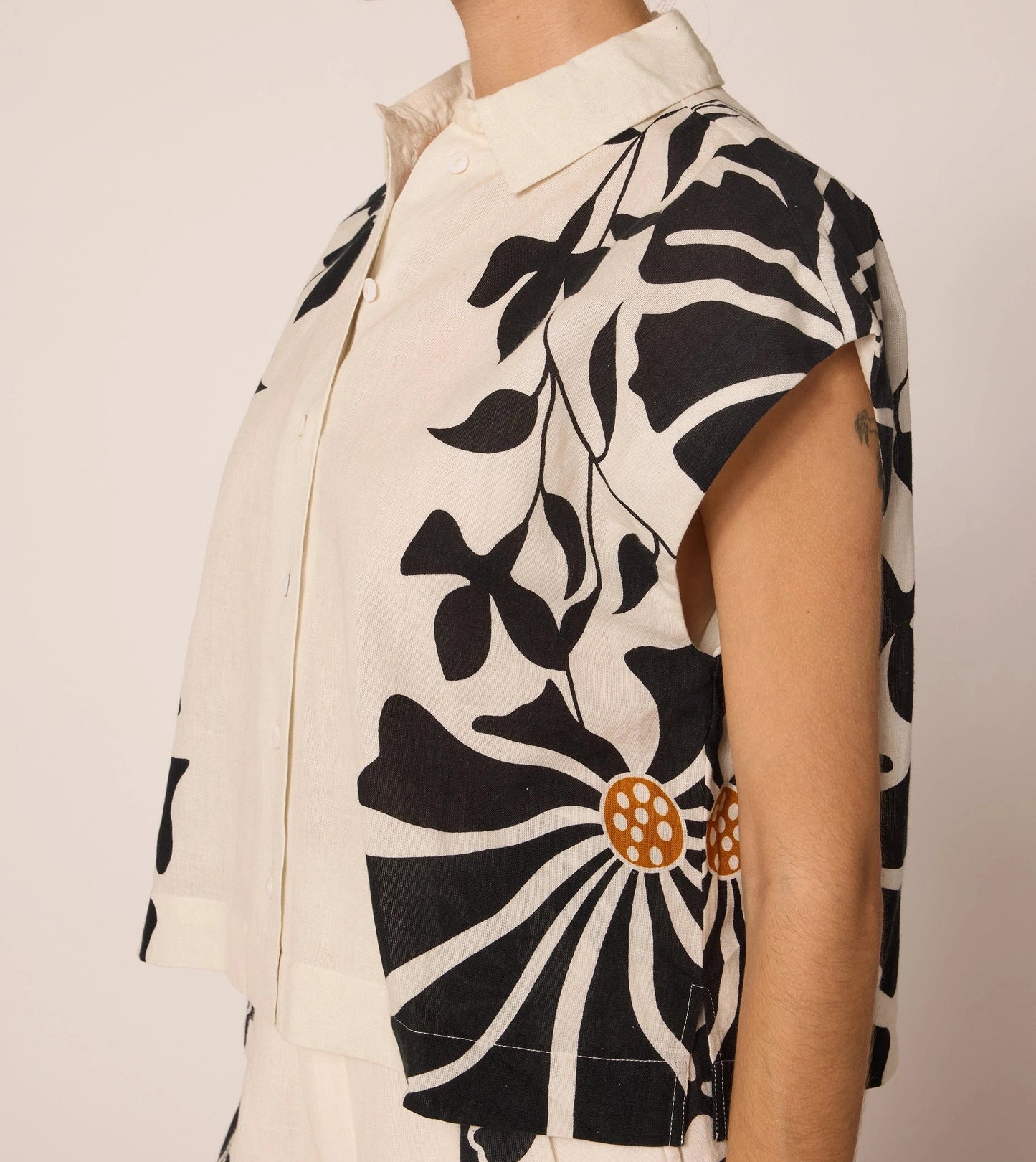 Selene Blouse in Atropa Print by Cleobella