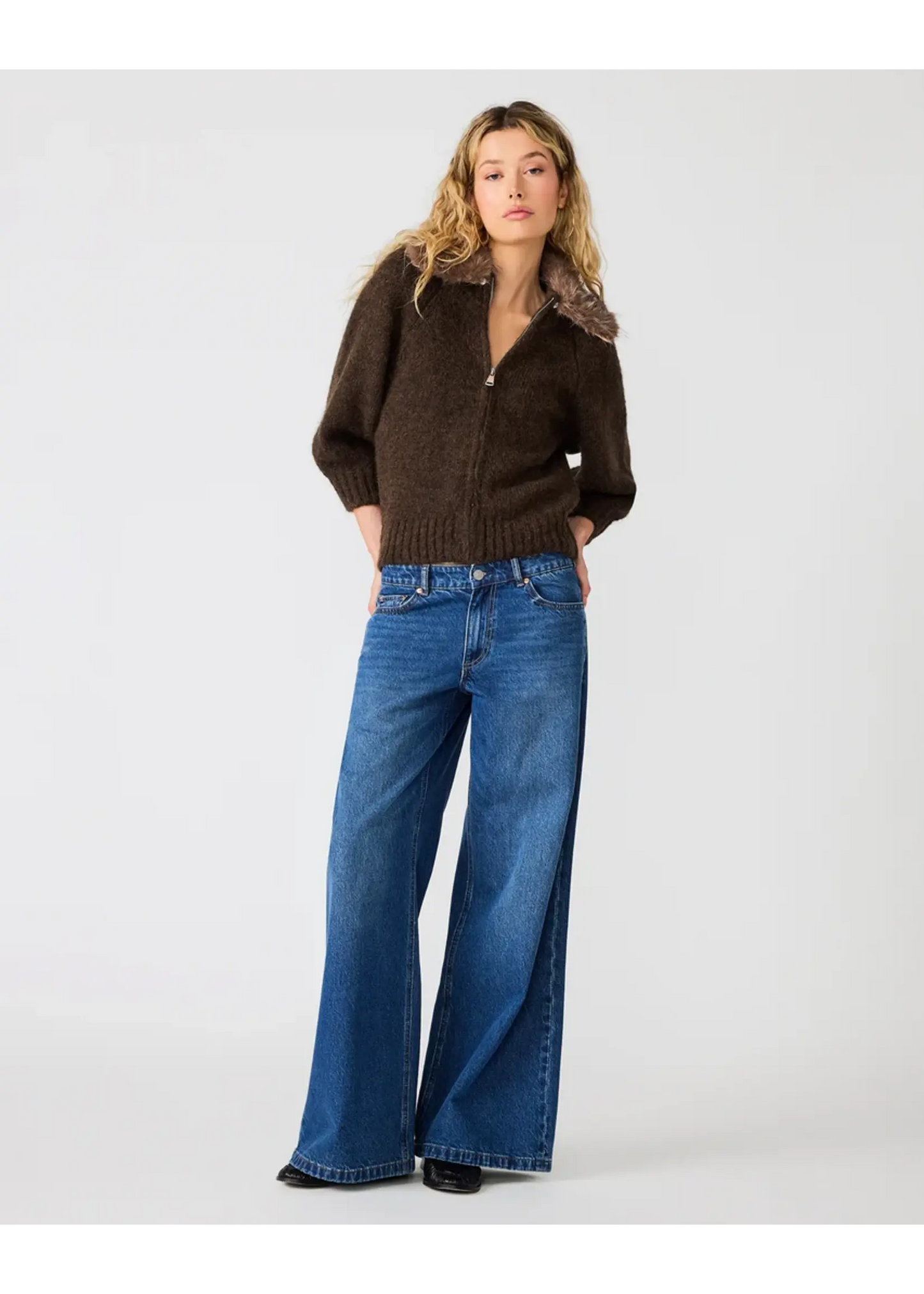 Odessa Sweater in dark espresso by Steve Madden