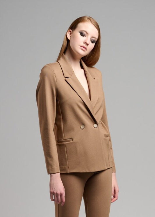 Ponte Blazer in camel by B-YU