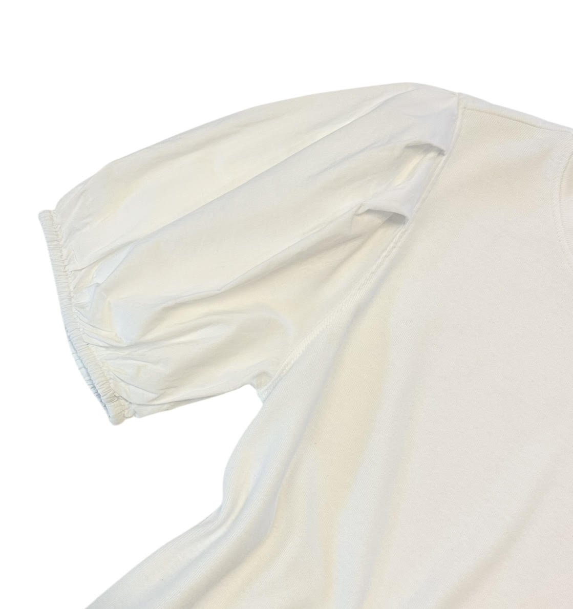 Cate Jude Rib Top in vintage white by Dylan