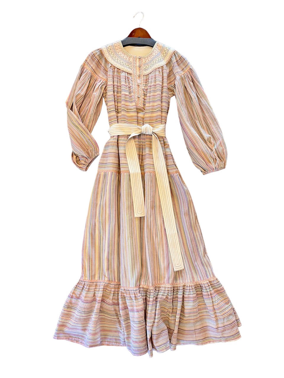 Hensley Handwoven Dress in hazelnut by Conditions Apply