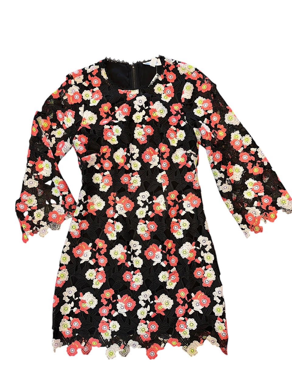 Sloane Lace Dress in black multi by Allison