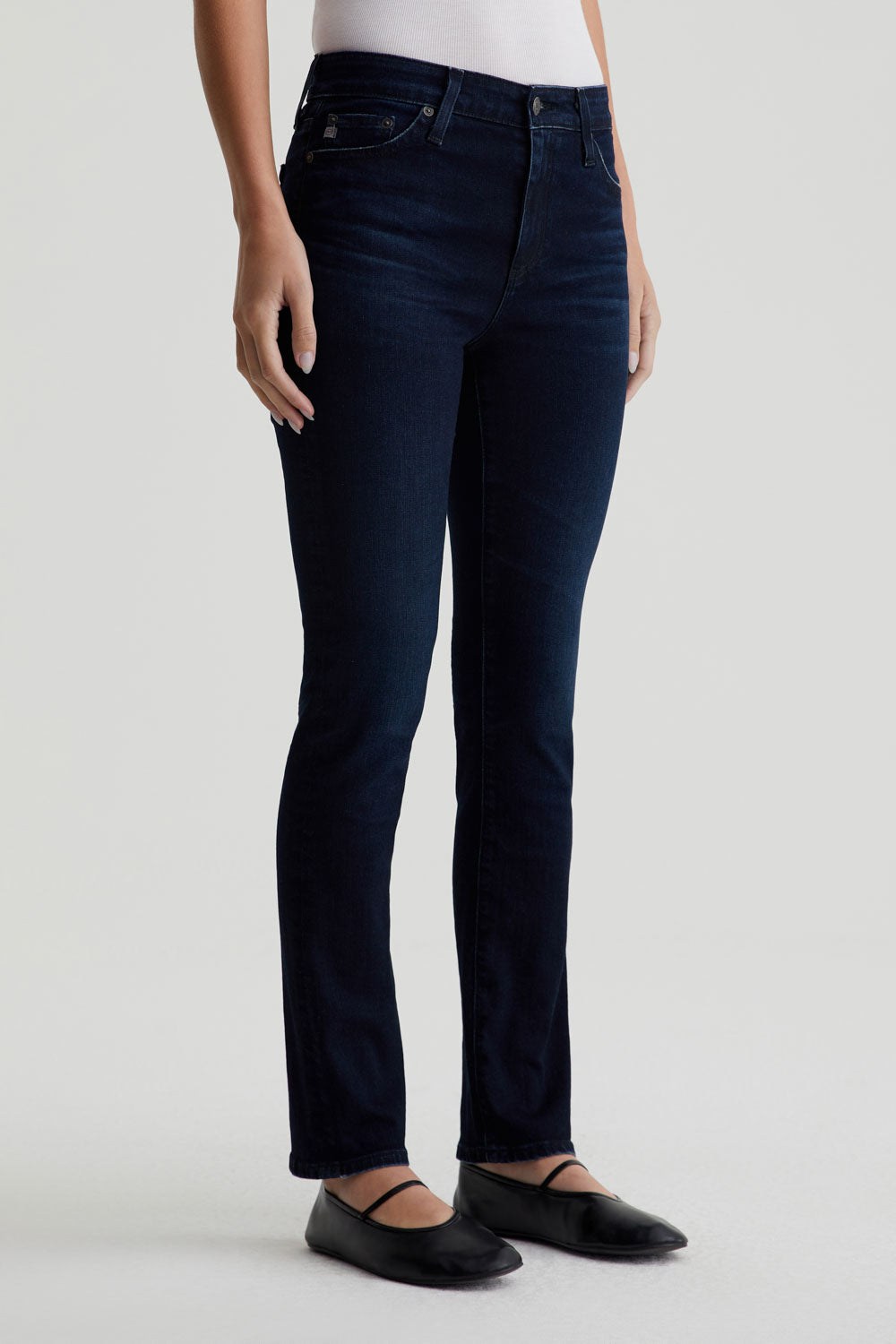 Mari High Rise Slim Straight in 3 Years Highrise by AG