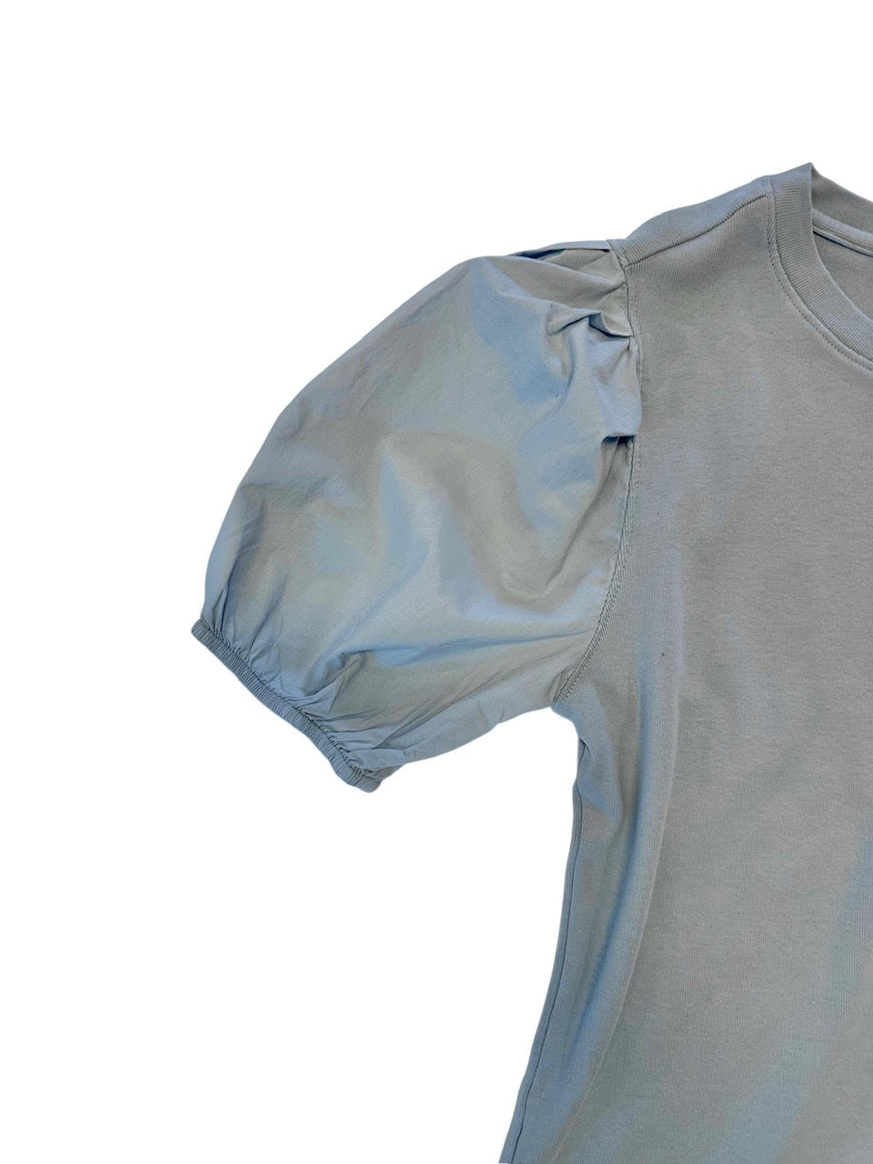 Cate Jude Rib Top in light sky by Dylan