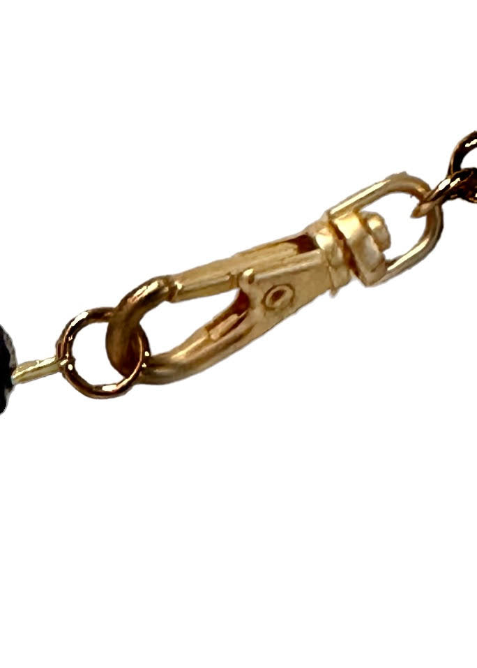 16" Glass Washer Necklace in clay by Virtue