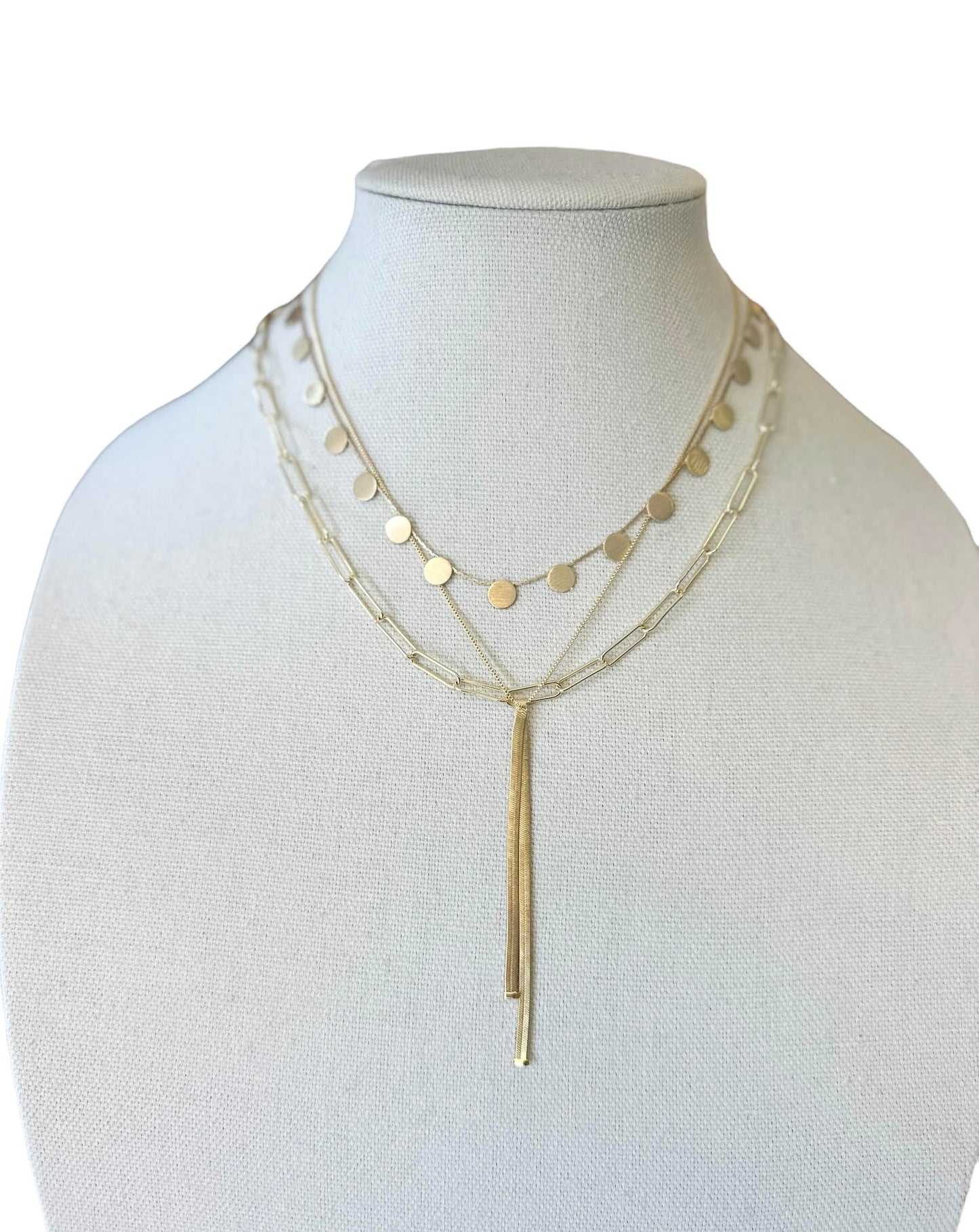 Eden Necklace in gold by Farrah B