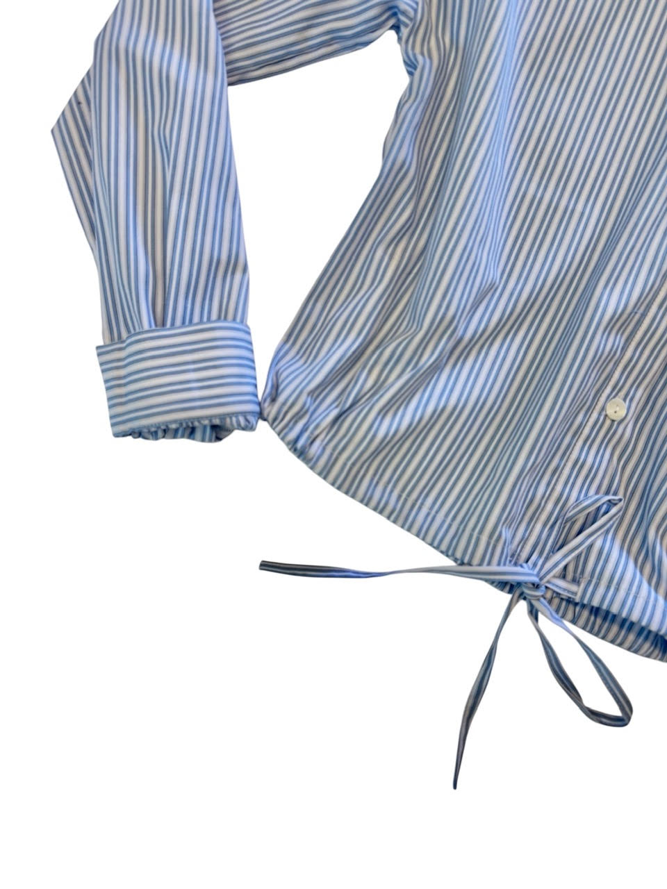 Stripe Button Up Blouse in blue by Zero Degrees Celsius
