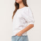 Tamryn 3/4 Sleeve Sweatshirt in white by Another Love
