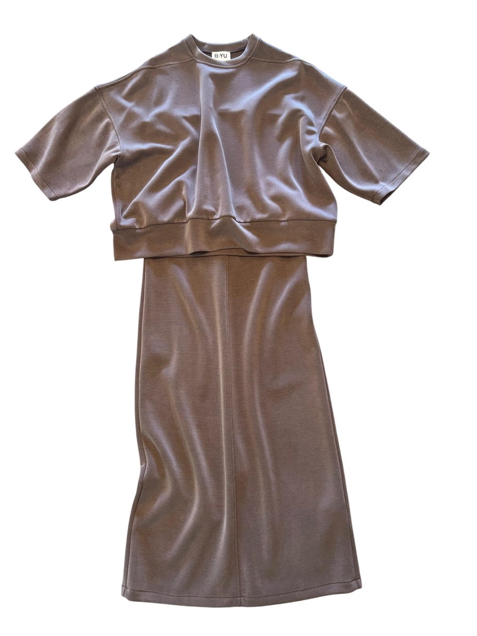 Scuba Top in brown by B-YU