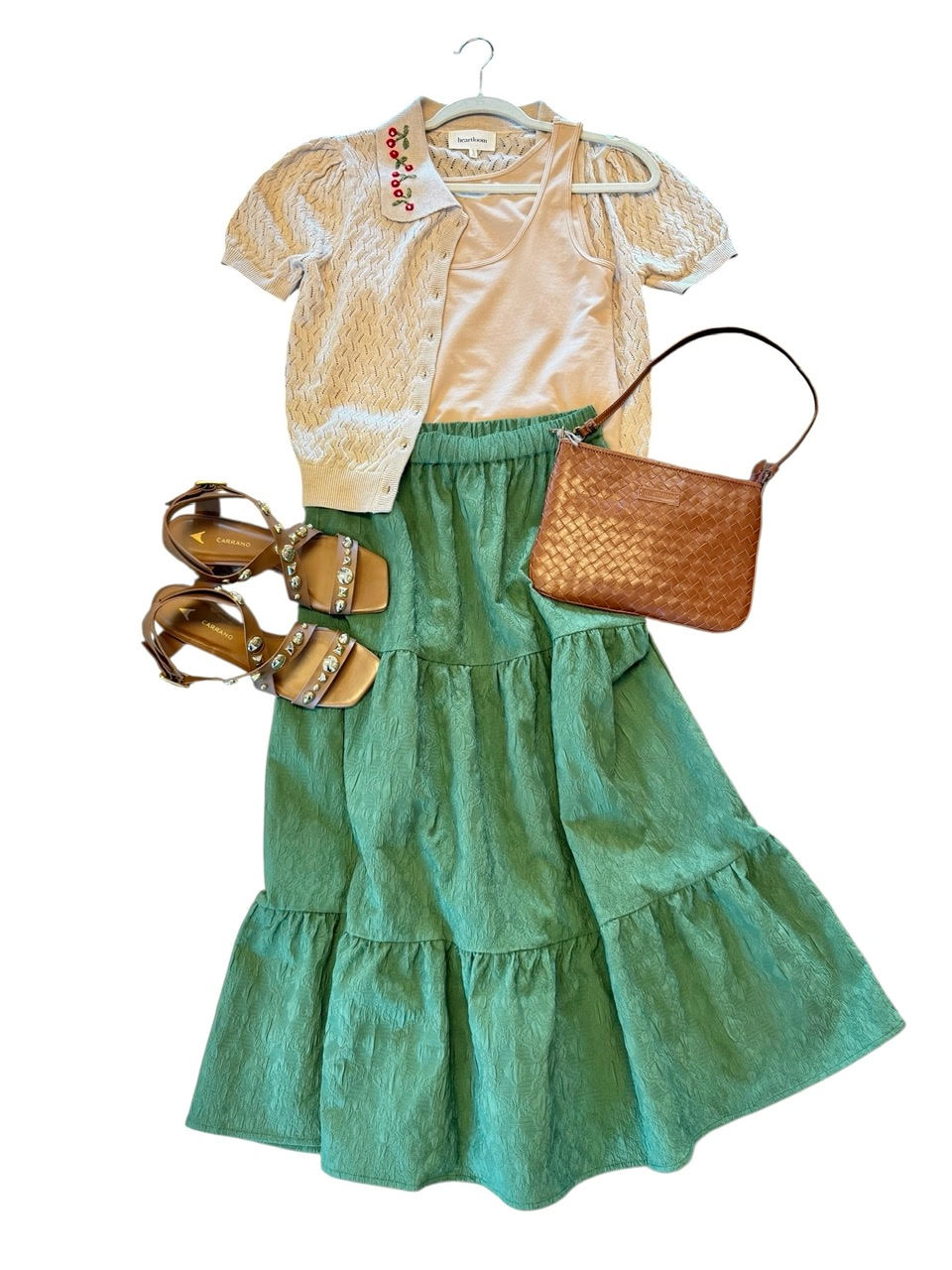 Maya Skirt in green by dRA