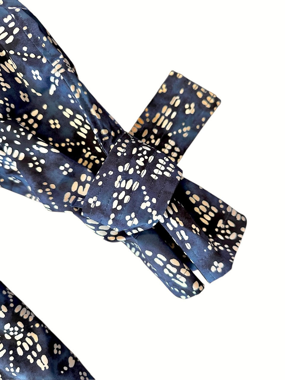 Tanyli Printed Raincoat in midnight starlit sky by Louise Misha