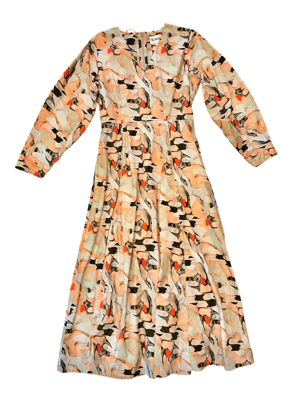 Nora Printed Maxi Dress in bandelier by Bel Kazan