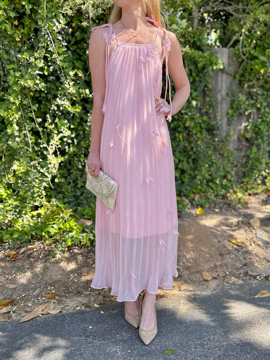 3D Flowers Dress in pink by Zero Degrees Celsius