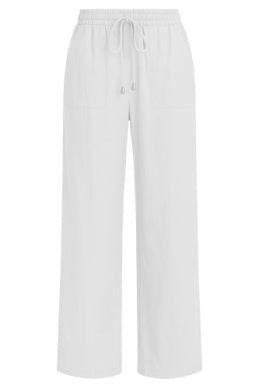 Stormi Wide Leg Pants in white by Another Love