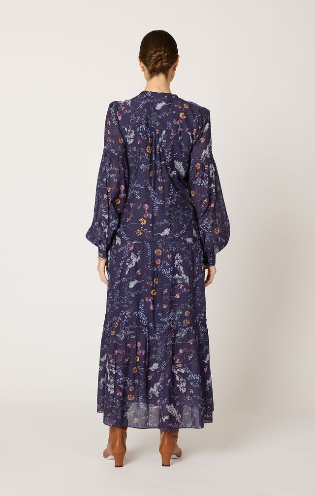 Sunny Ankle Dress in viviana print by Cleobella