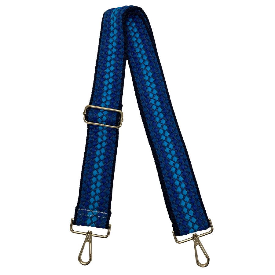 Bubbled Adjustable Strap in blue by Ah-Dorned