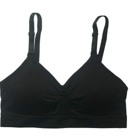 Seamless T shirt bra in black by Joy Bra