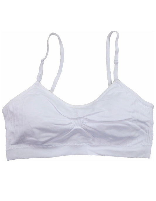 Seamless T shirt bra in white by Joy Bra