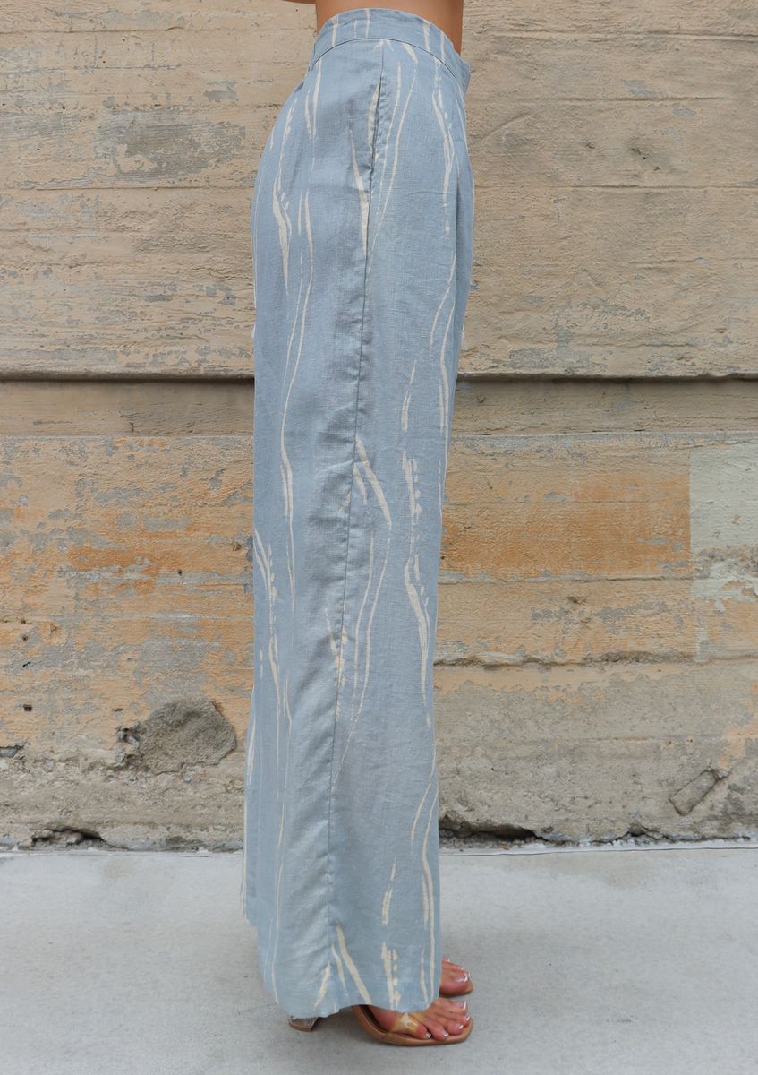 TRUNK SHOW- Chelsey Pant in sky sumi by Bel Kazan