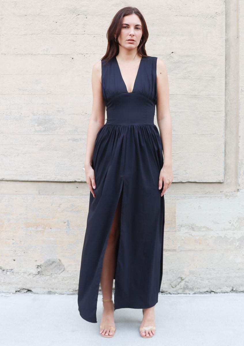Gwen Dress in black by Bel Kazan