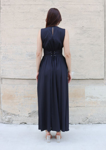 Gwen Dress in black by Bel Kazan