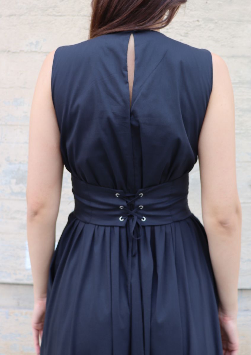 Gwen Dress in black by Bel Kazan