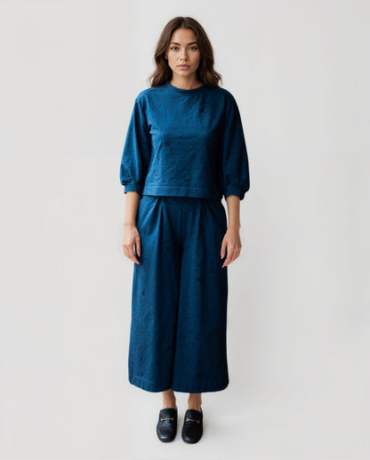 Lyra Top in twilight agnes by Bel Kazan