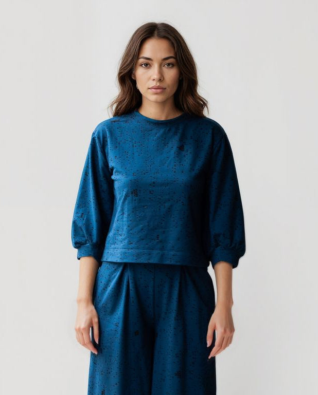 Lyra Top in twilight agnes by Bel Kazan
