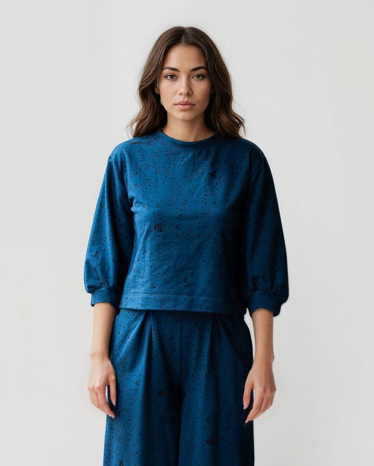 Lyra Top in twilight agnes by Bel Kazan